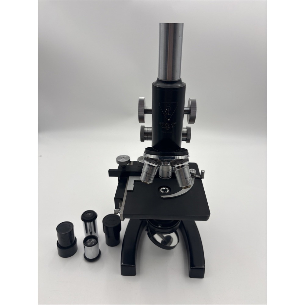 Bausch & Lomb WM5608 Microscope Monocular Vintage Lab Equipment USA